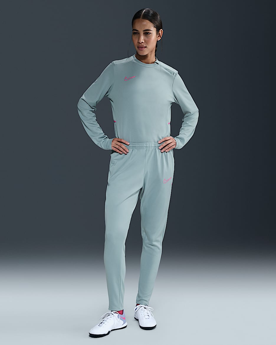 Nike Academy Women's Dri-FIT Football Pants - Ocean Cube/Ocean Cube/Hyper Pink/Hyper Pink