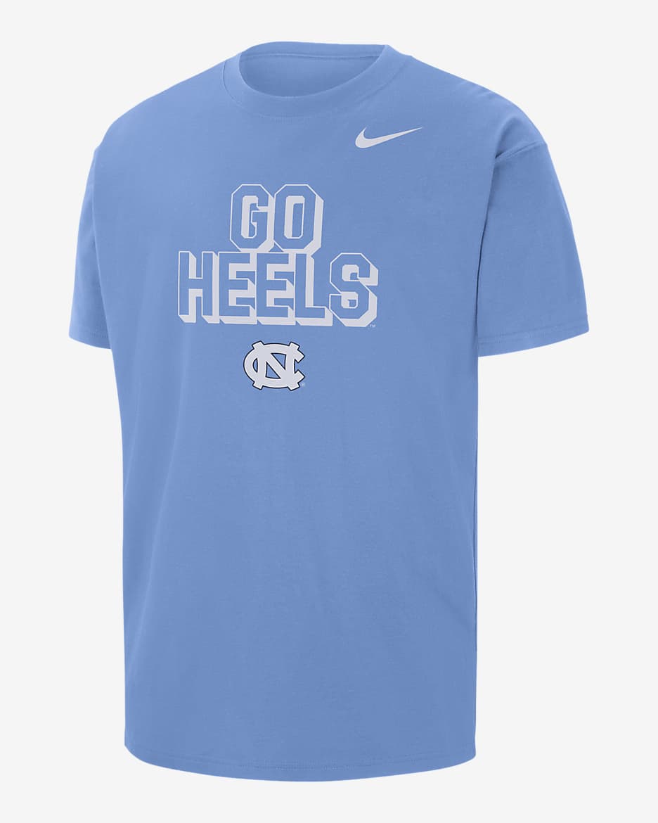 UNC Men's Nike College Max90 Crew-Neck T-Shirt - Valor Blue