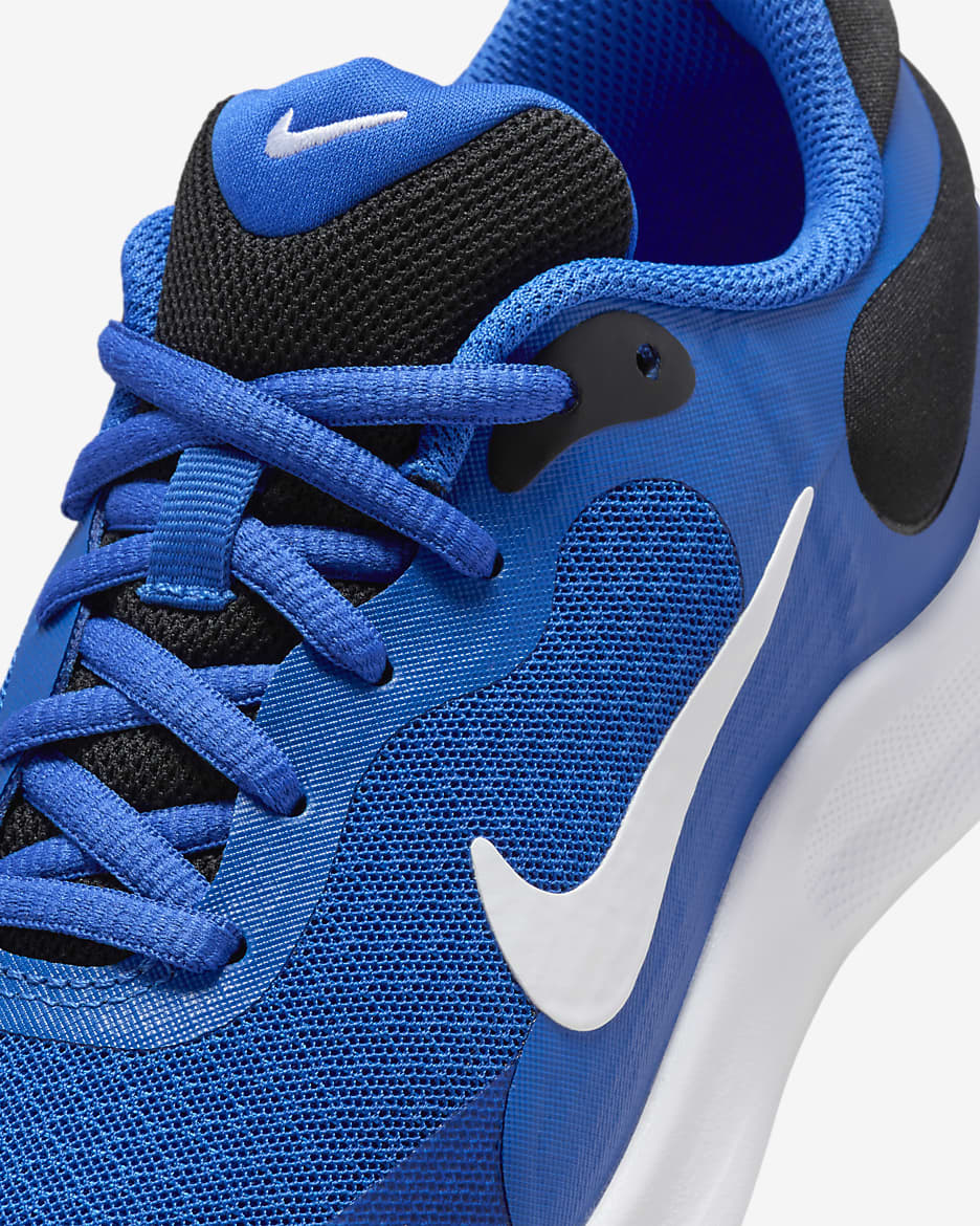 Nike Revolution 7 futócipő nagyobb gyerekeknek - Game Royal/Fekete/Fehér