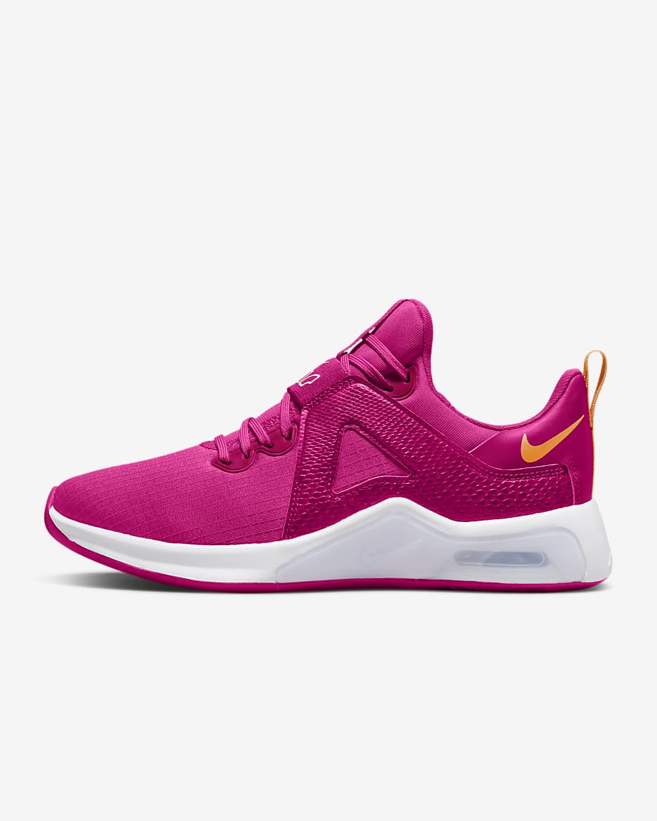 Nike Air Max Bella TR 5 Women's Workout Shoes - Rush Pink/Mystic Hibiscus/White/Light Curry