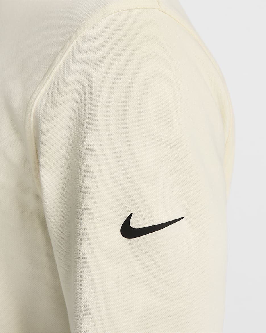 Nike Tour Men's 1/2-Zip Golf Top - Coconut Milk/Black