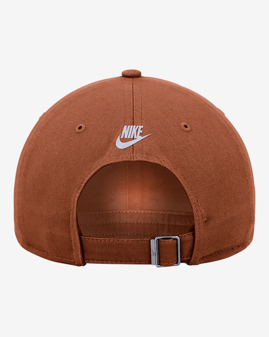 Texas Logo Nike College Adjustable Cap - Desert Orange