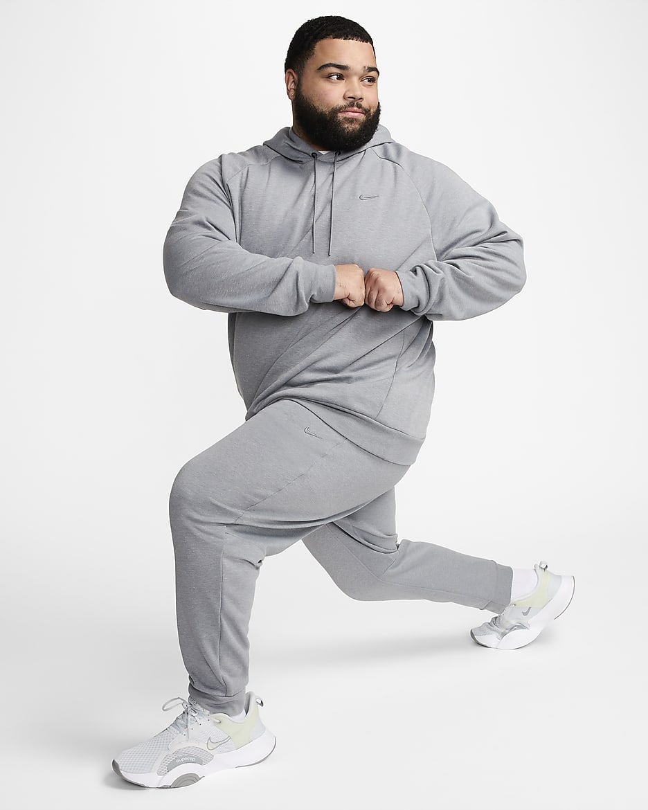 Mångsidiga sweats Nike Primary Dri-FIT UV för män - Cool Grey/Heather/Cool Grey