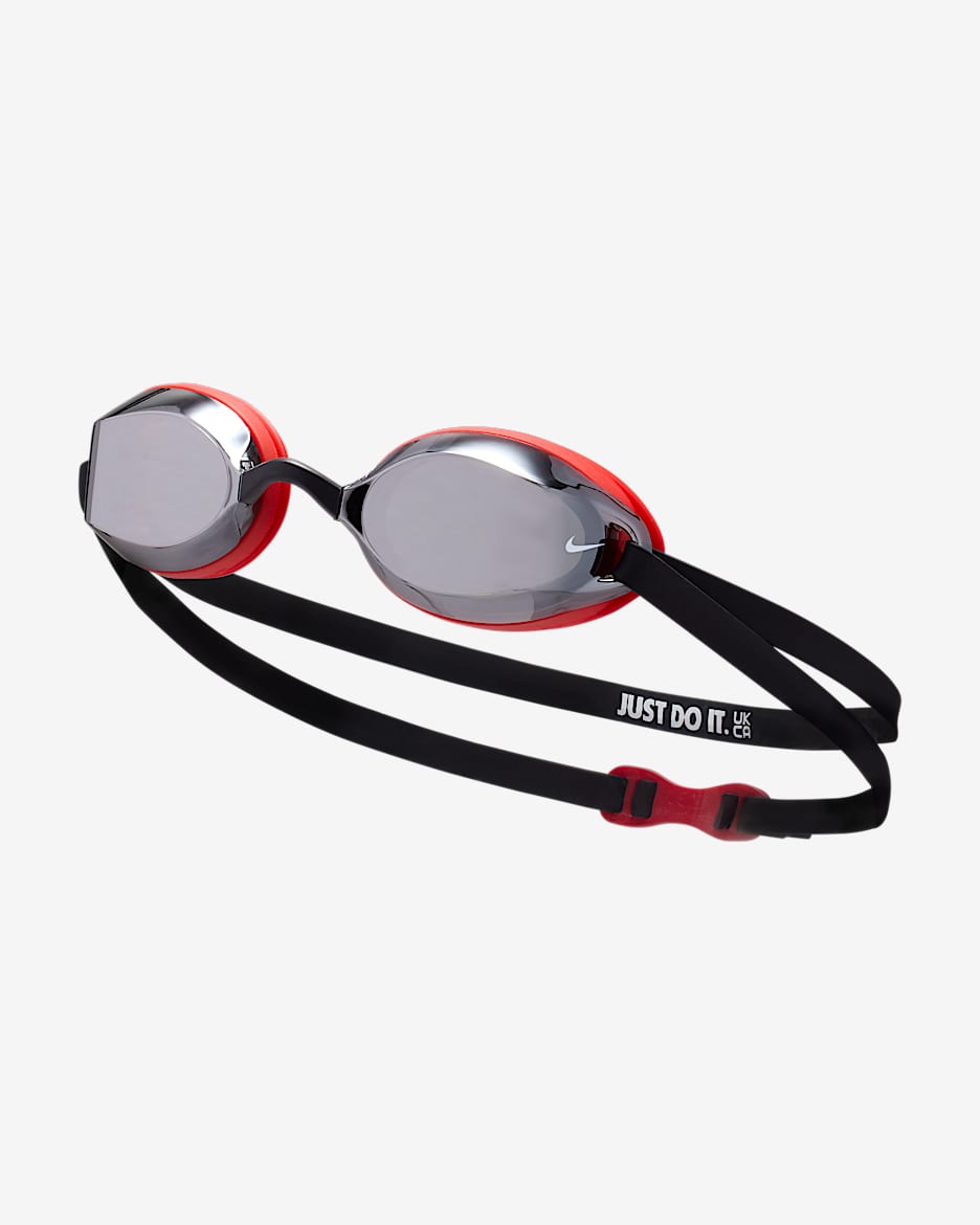 Antiparras espejadas Nike Legacy - Gris humo claro/Rojo universitario/Negro/Blanco