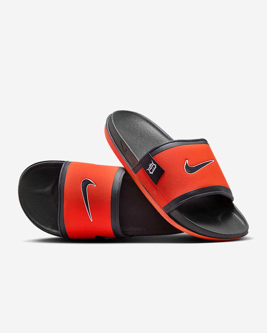 Chanclas Offcourt Nike Offcourt (Detroit Tigers) - Naranja team/Gris humo oscuro/Azul campo de juego