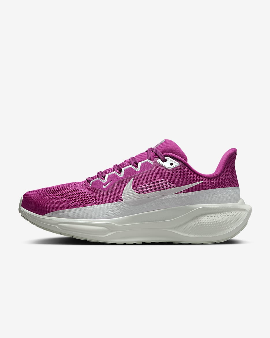 Nike Pegasus 41 PRM Women's Road Running Shoes - Hot Fuchsia/Light Silver/Medium Fuchsia/Metallic Silver