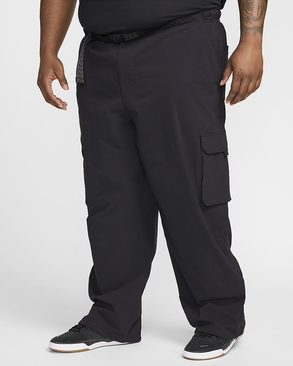 Nike SB Kearny Cargo Skate Trousers - Black/White