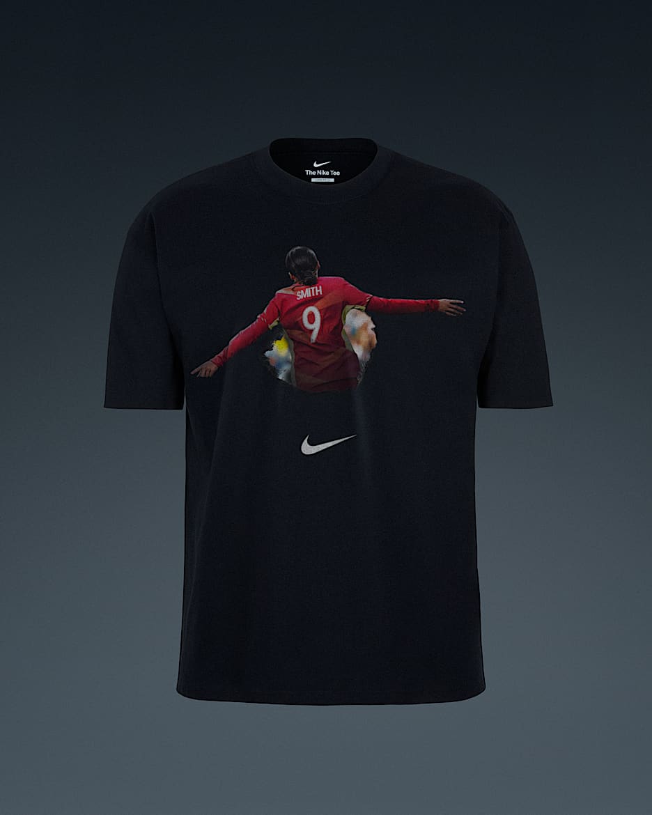Playera de fútbol Nike para adulto Sophia Smith "So Win" - Negro