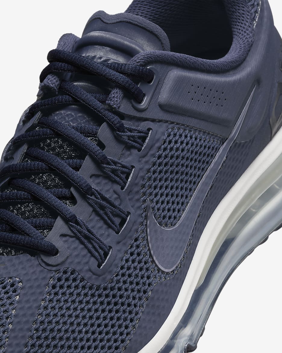 Nike Air Max 2013 Men's Shoes - College Navy/Summit White/Metallic Silver/Dark Obsidian