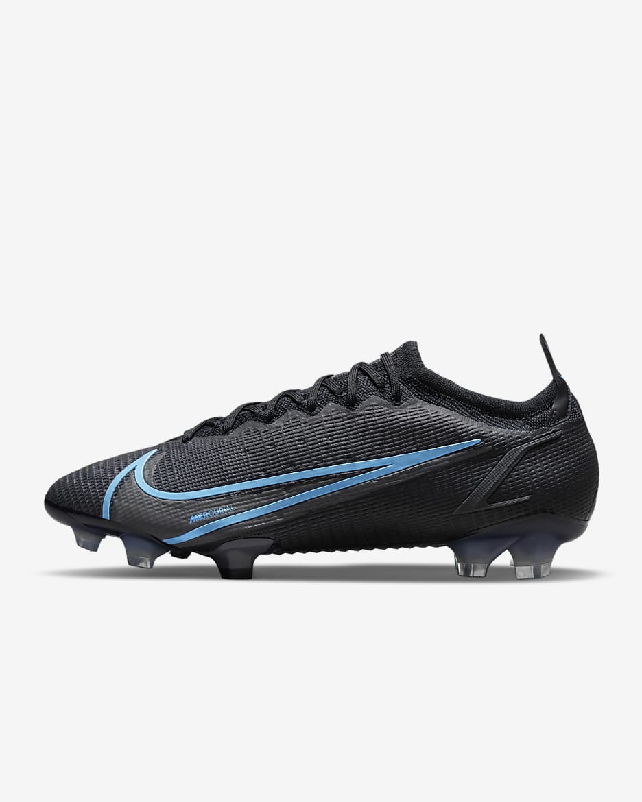 Chaussure de football à crampons pour terrain sec Nike Mercurial Vapor 14 Elite FG - Noir/Iron Grey/Noir