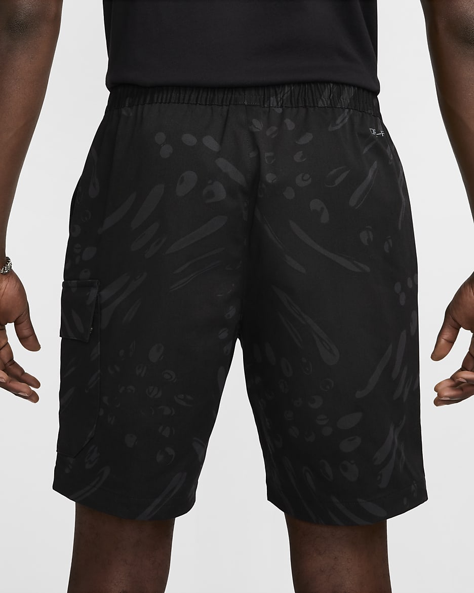 Short tissé Nike Football Nigeria pour homme - Noir