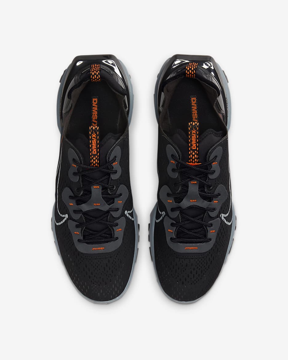 Skor Nike React Vision för män - Svart/Safety Orange/Anthracite/Cool Grey