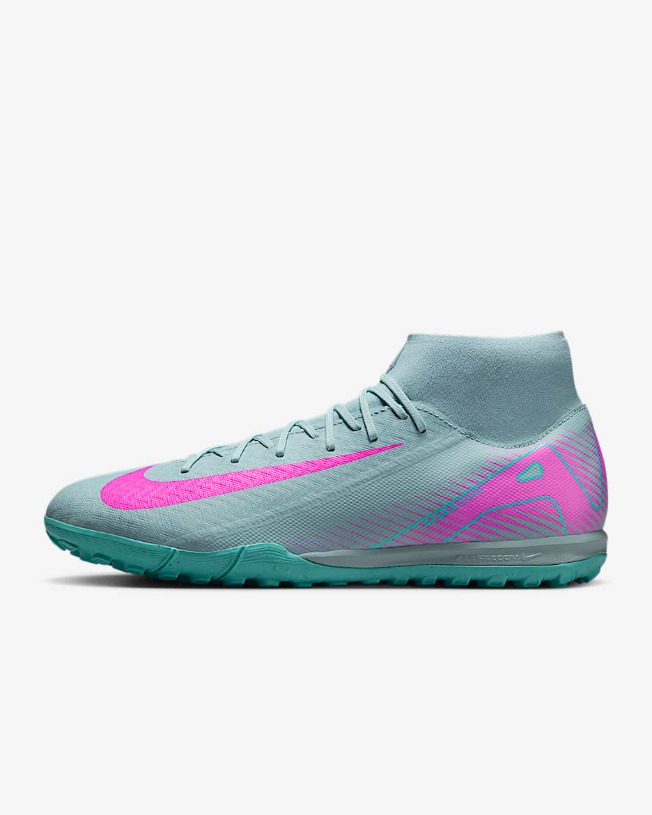 Nike Mercurial Superfly 10 Academy TF High-Top Football Shoes - Ocean Cube/Pink Blast