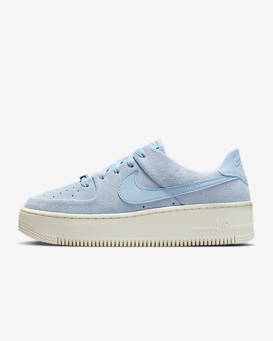Nike Air Force 1 Sage Low Women's Shoes - Light Armory Blue/Sail/Light Armory Blue