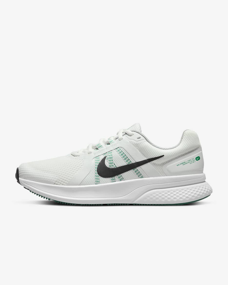 Nike Run Swift 2 Herren-Straßenlaufschuh - Summit White/Wolf Grey/Malachite/Schwarz