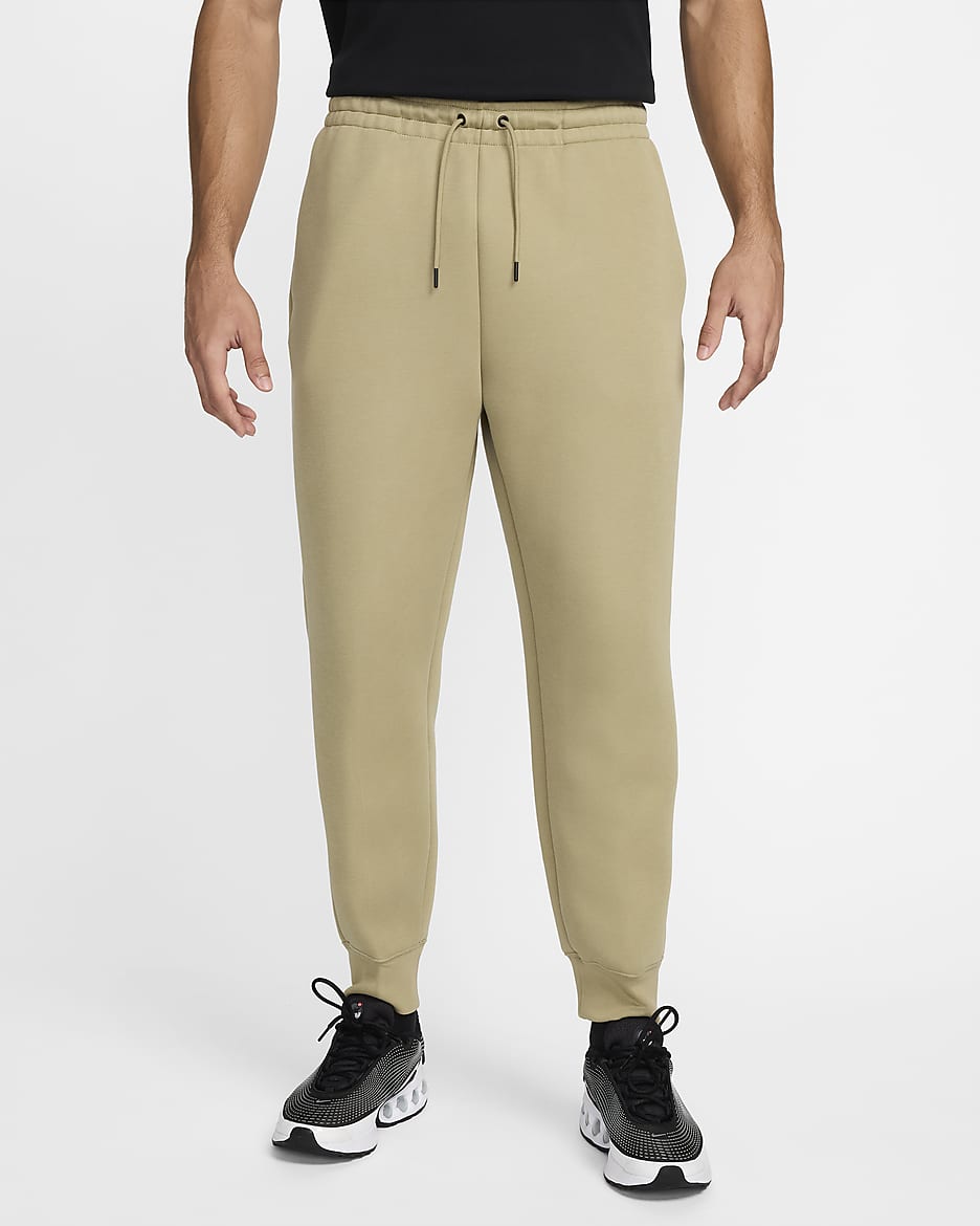 Nike Tech Men's Fleece Trousers - Neutral Olive/Neutral Olive