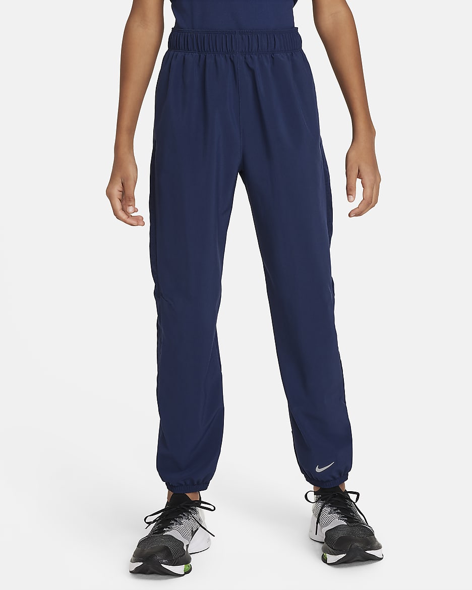Nike Dri-FIT Multi Older Kids' (Boys') Trousers - Midnight Navy/Black