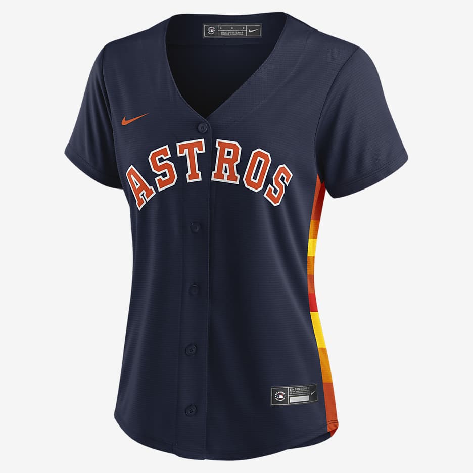 MLB Houston Astros Women's Replica Baseball Jersey - Navy