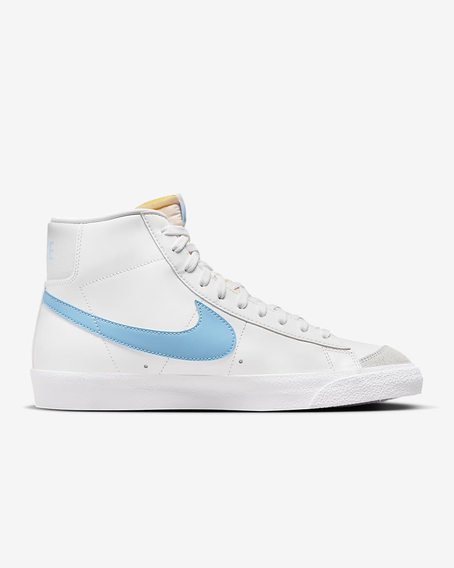 Tenis para hombre Nike Blazer Mid '77 Vintage - Blanco cumbre/Polvo fotón/Blanco/Azul acuario