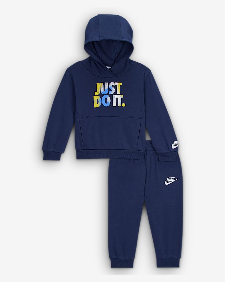 Nike Sportswear Baby (12–24M) Reveal Two-Piece French Terry Set - Midnight Navy
