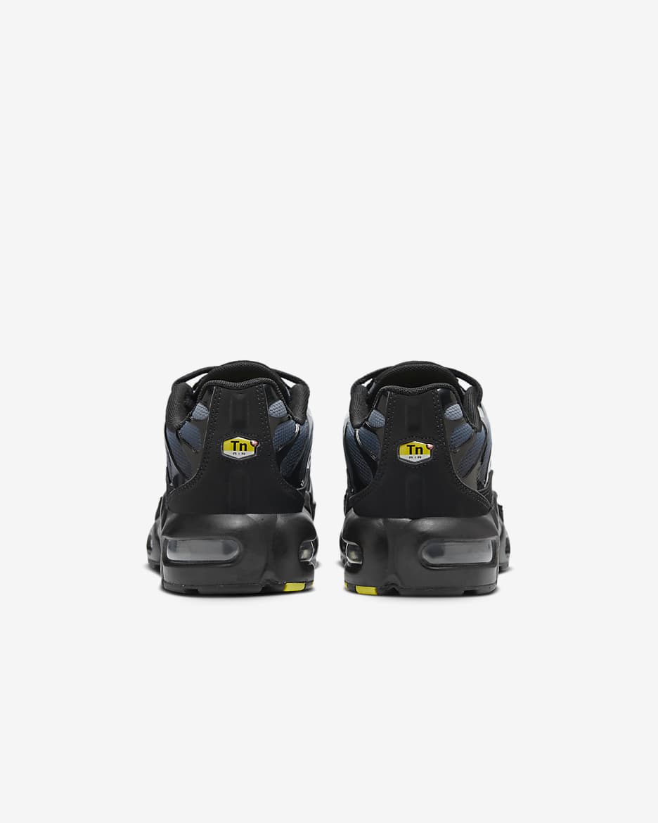 Nike Air Max Plus Schuh für ältere Kinder - Schwarz/Wolf Grey/Opti Yellow