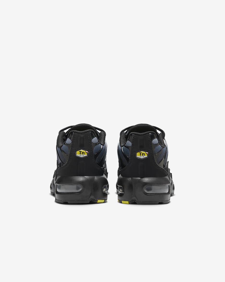 Nike Air Max Plus Older Kids' Shoes - Black/Wolf Grey/Opti Yellow