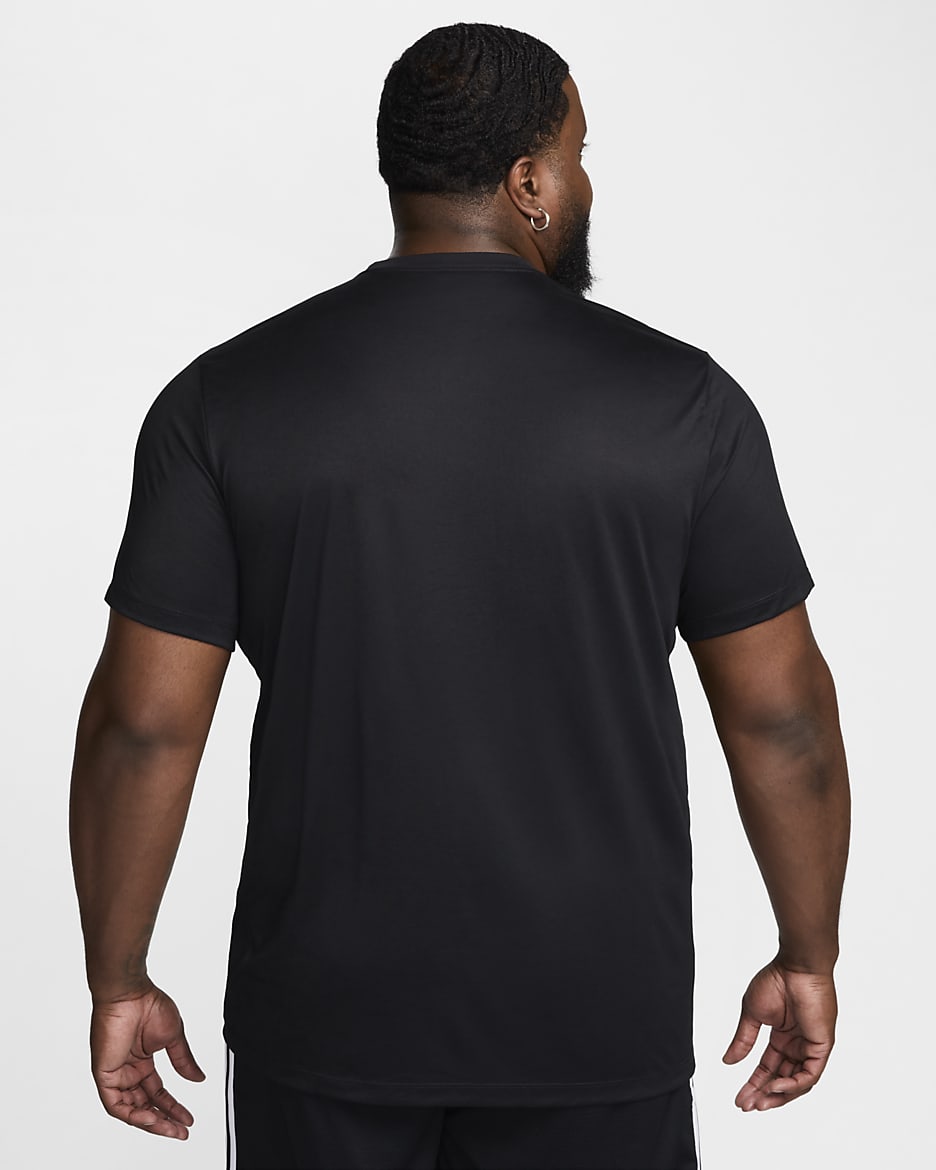 Nike Dri-FIT Basketball-T-Shirt für Herren - Schwarz