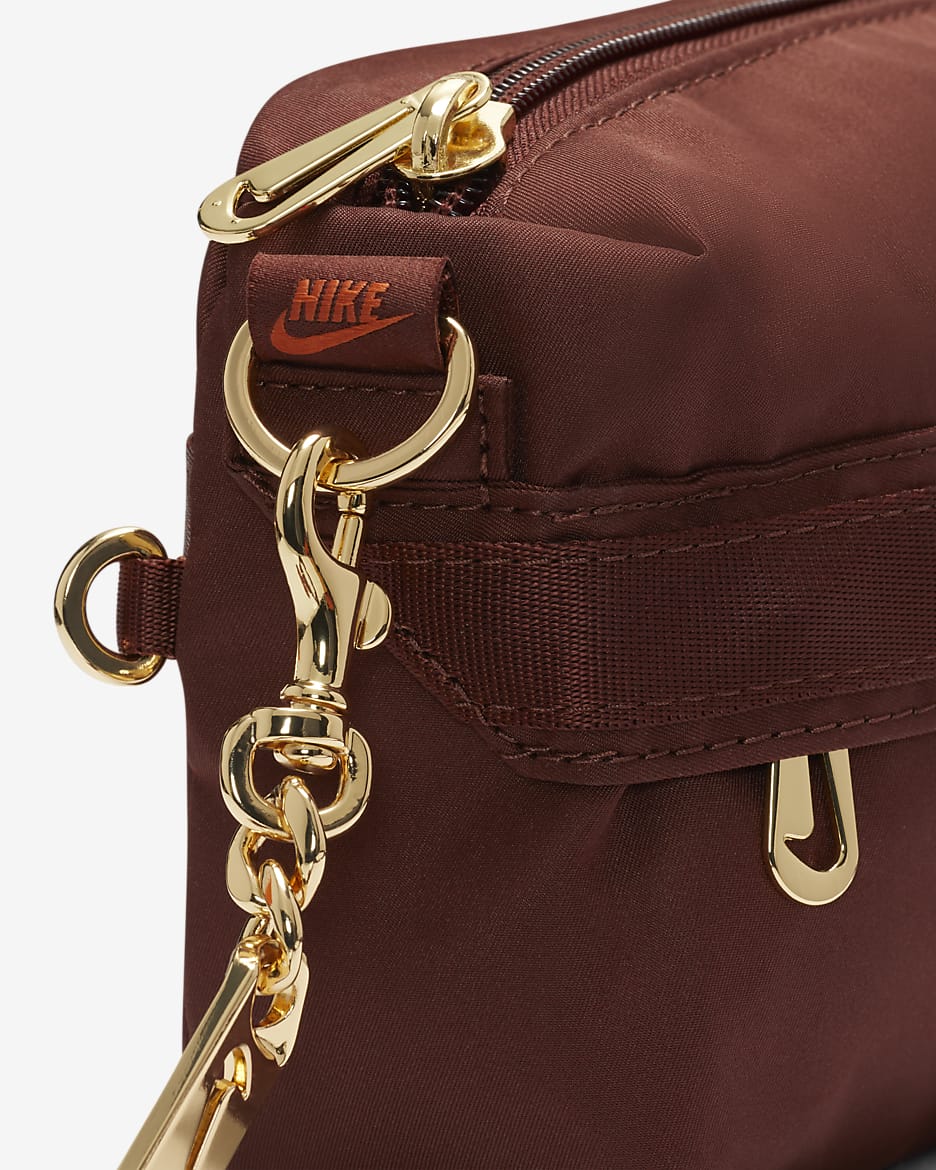 Nike Sportswear Futura Luxe Women's Cross-Body Bag (1L) - Bronze Eclipse/Bronze Eclipse/Burnt Sunrise