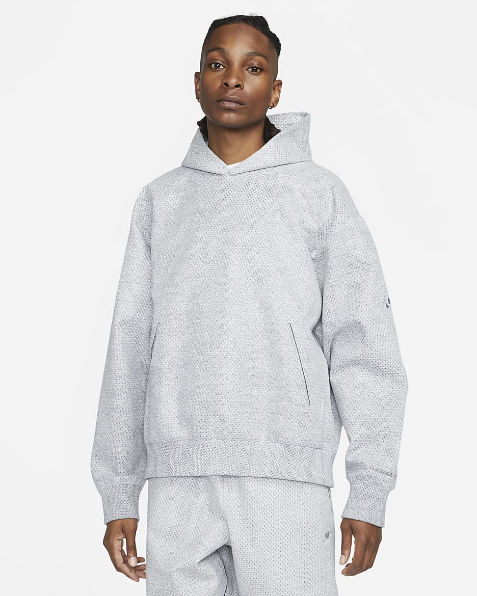 Nike Forward Hoodie Men's Pullover Hoodie - Smoke Grey/Smoke Grey/Light Smoke Grey/Cool Grey