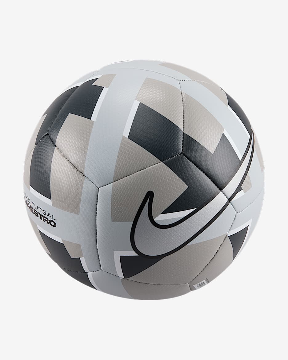 Nike Maestro Futsal Ball - Light Smoke Grey/Black/Metallic Silver