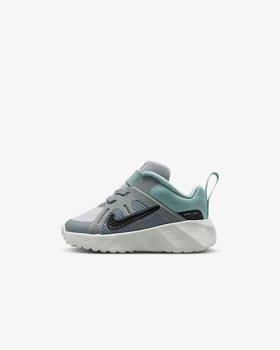 Nike Metro Tek Baby/Toddler Shoes - Light Smoke Grey/Cool Grey/Cannon/Black