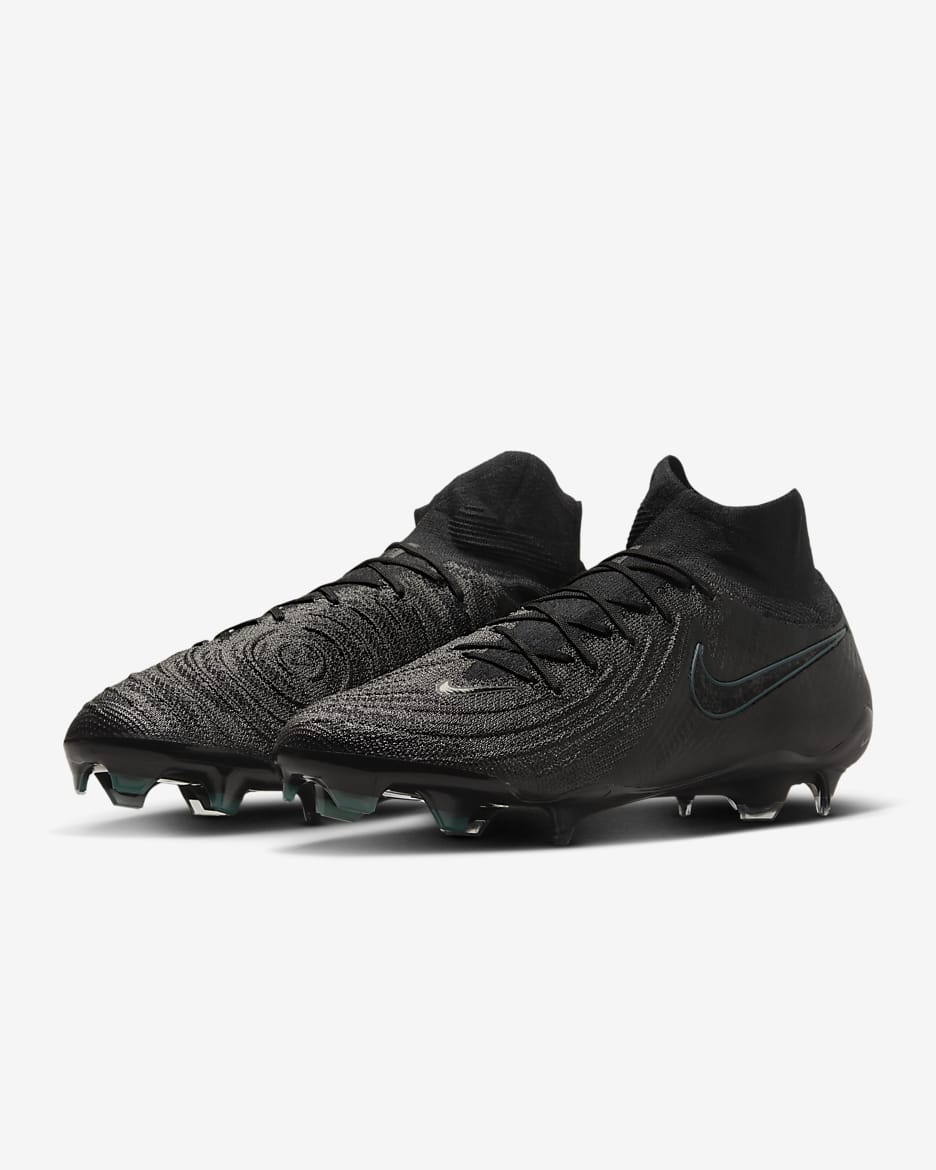 Nike Phantom Luna 2 Elite FG High-Top Football Boot - Black/Deep Jungle/Black