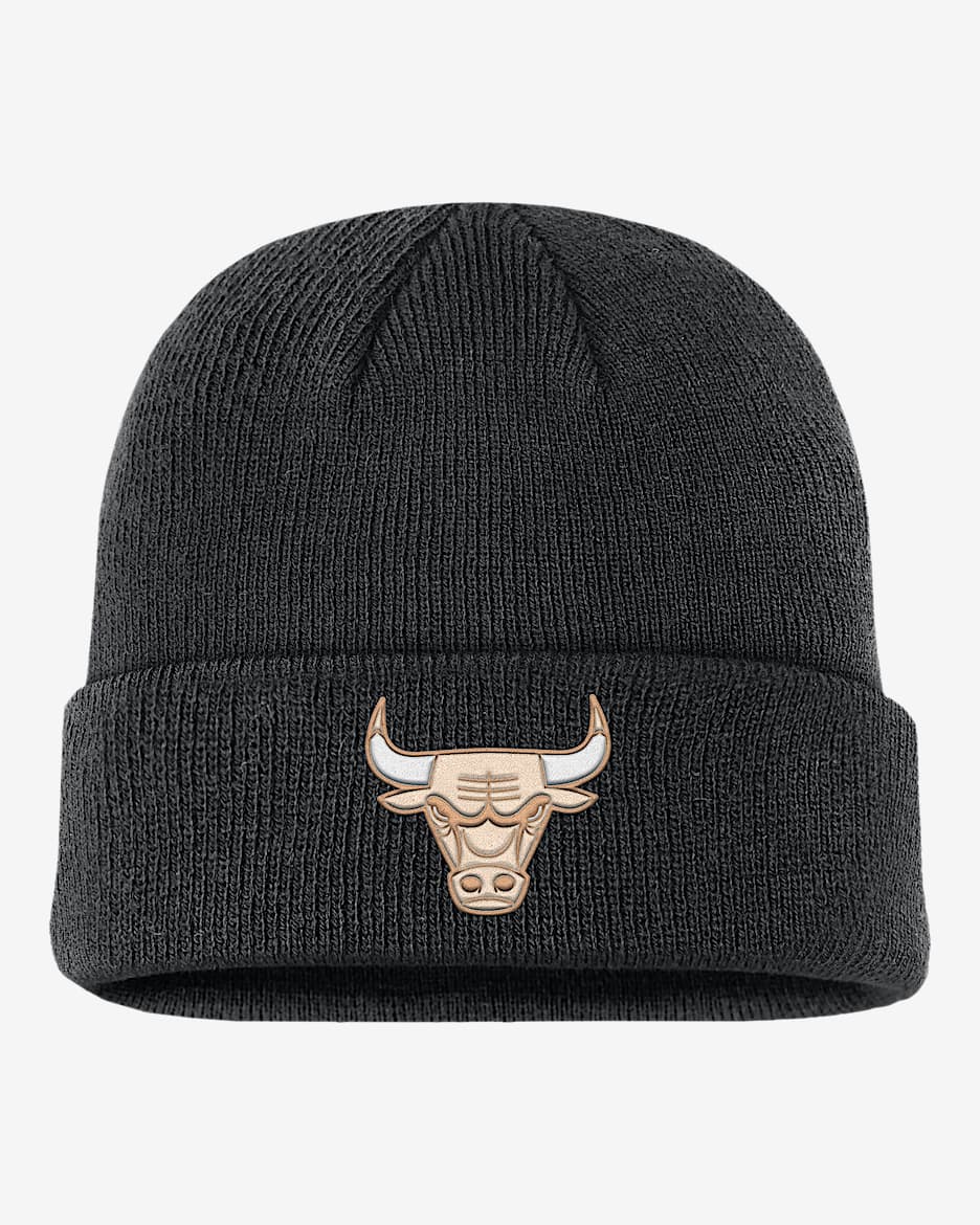 Chicago Bulls Terra City Edition Nika NBA Beanie - Black