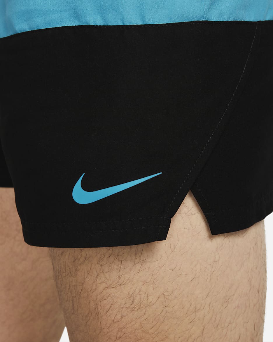 Nike Split Men's 13cm (approx.) Swimming Trunks - Blue Lightning/Black/Blue Lightning