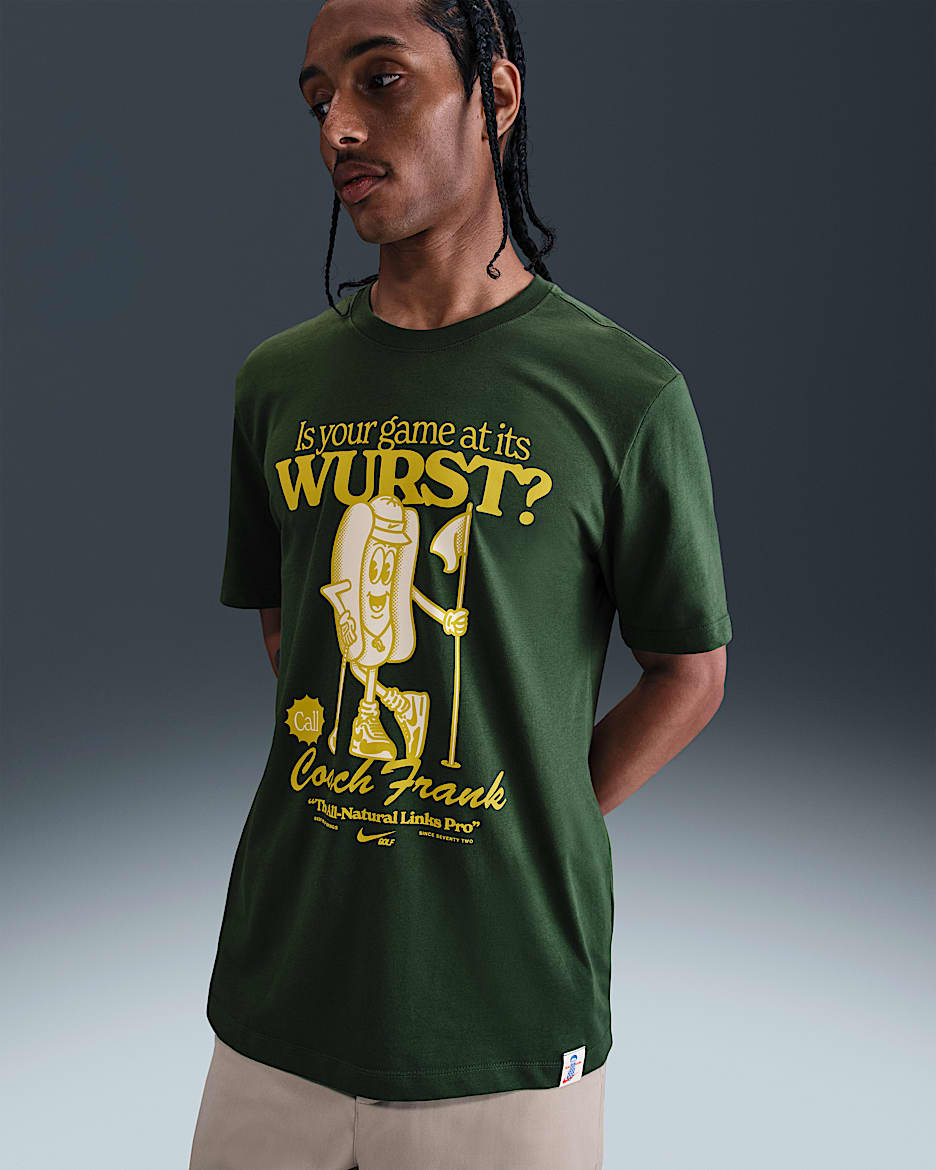 Playera de golf Nike para hombre - Abeto