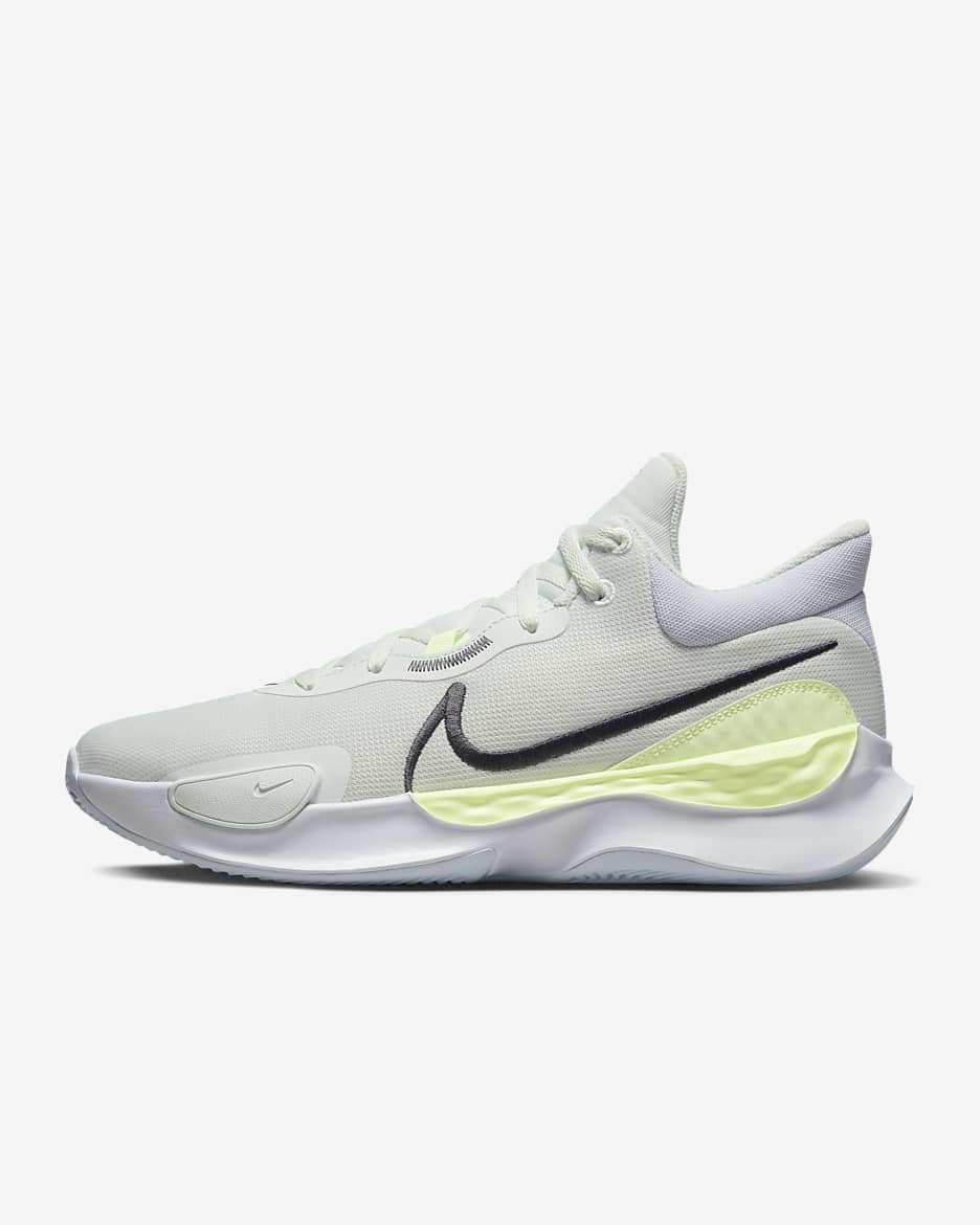 Nike Elevate 3 basketsko - Barely Green/Barely Volt/Football Grey/Cave Purple