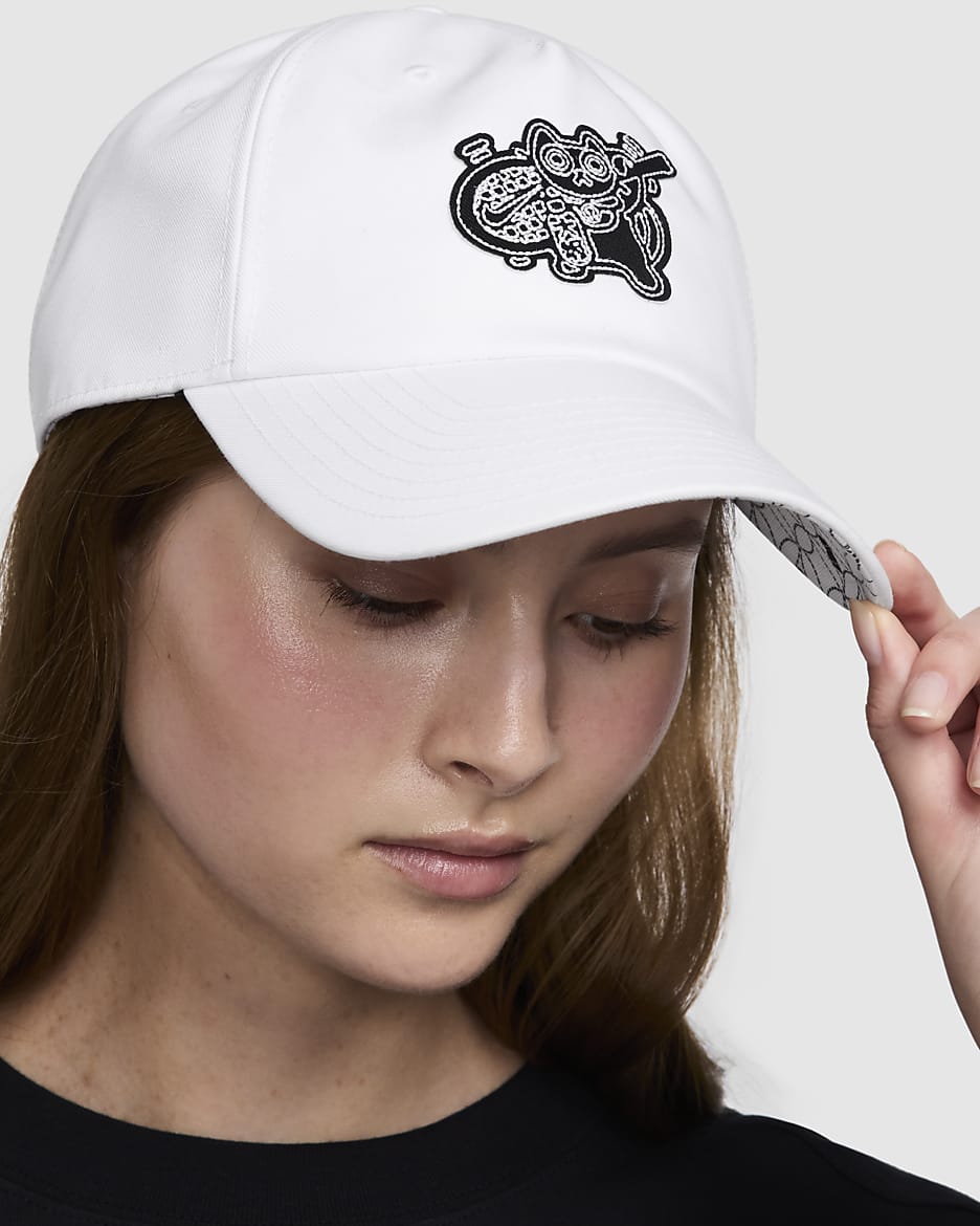 Naomi Osaka Dri-FIT Club Unstructured Cap - White/Black