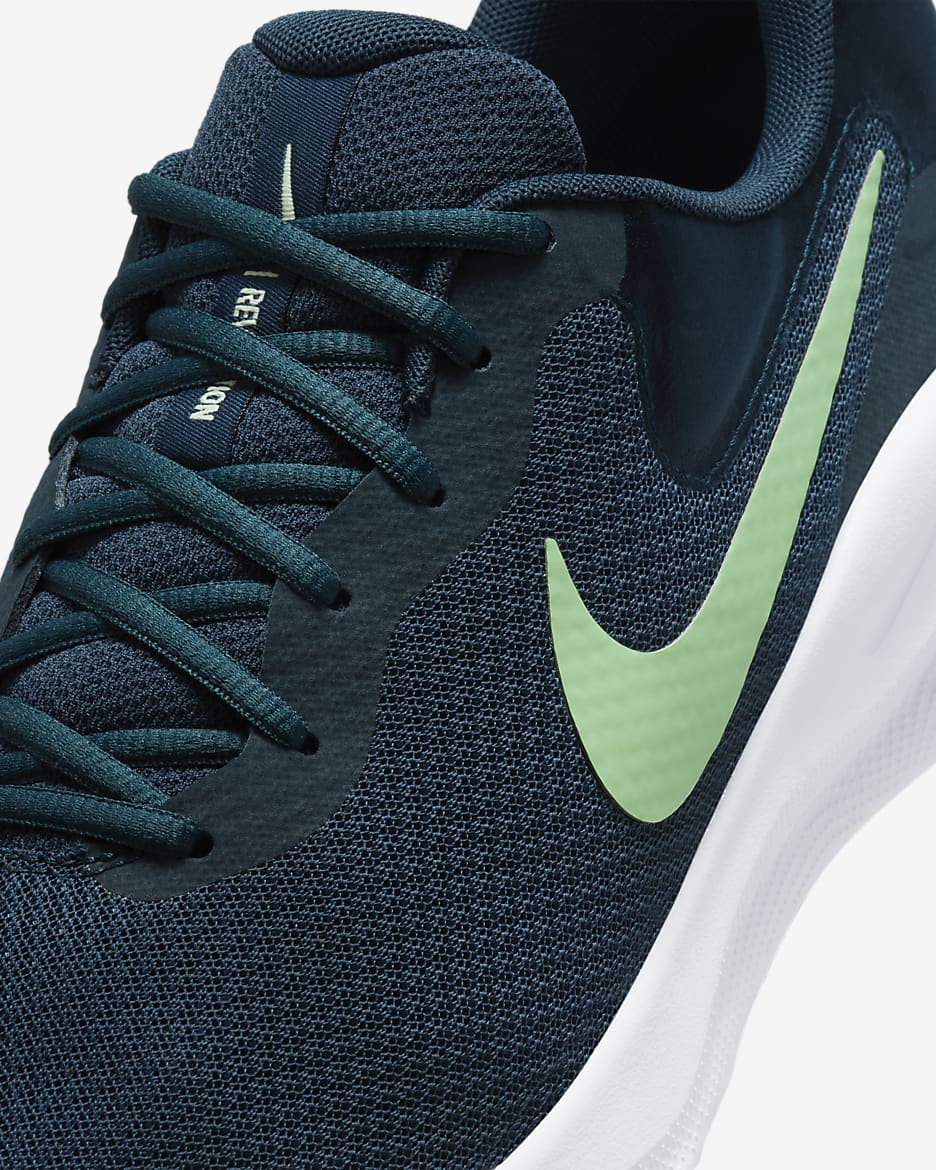 รองเท้าวิ่งโร้ดรันนิ่งผู้ชาย Nike Revolution 7 - Armory Navy/Photon Dust/Jade Horizon/Vapor Green