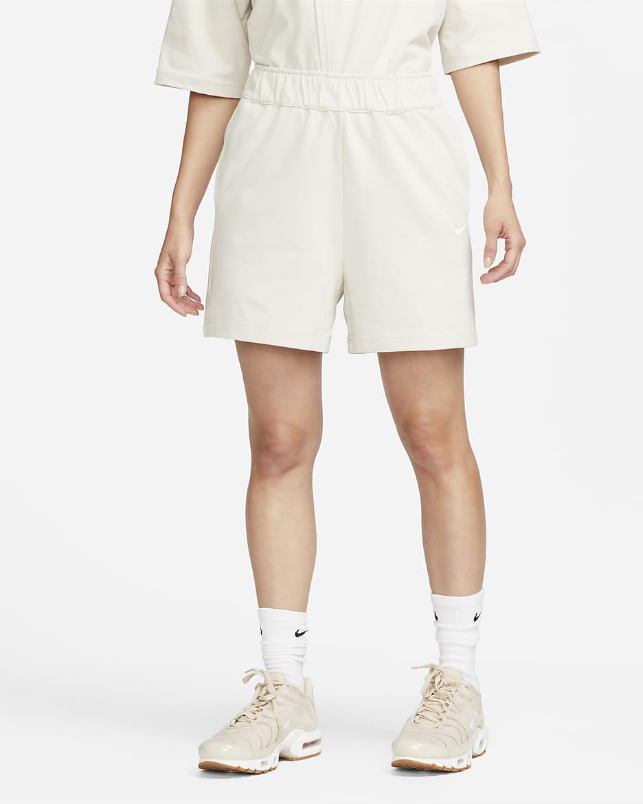 Nike Sportswear 女款平織短褲 - Light Orewood Brown/Sail