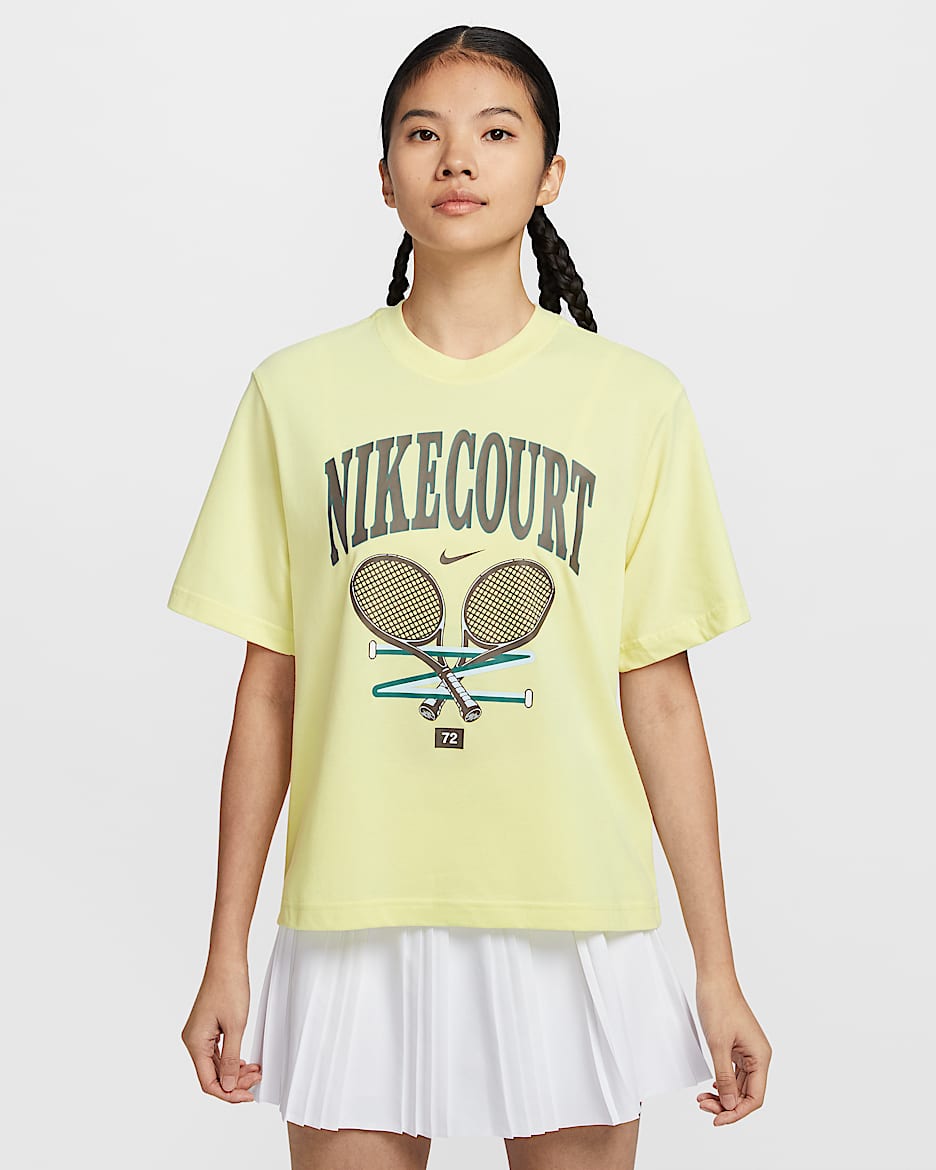 Nike Slam 女款 Dri-FIT 短袖 T 恤 - Luminous Green