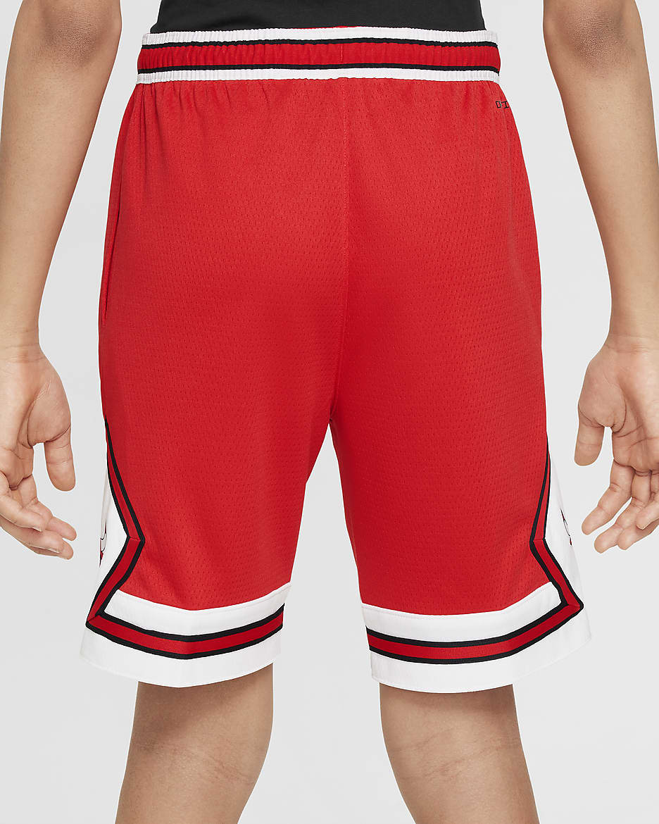 Kraťasy Nike NBA Swingman Chicago Bulls 2023/24 Icon Edition pro větší děti (chlapce) - University Red