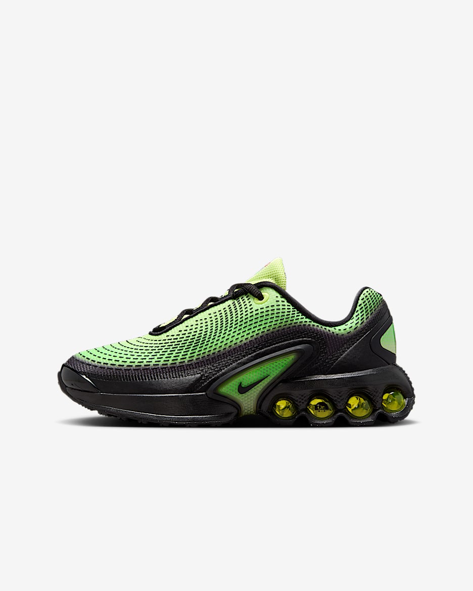 Nike Air Max Dn Older Kids' Shoes - Light Lemon Twist/Green Strike/Black/Black