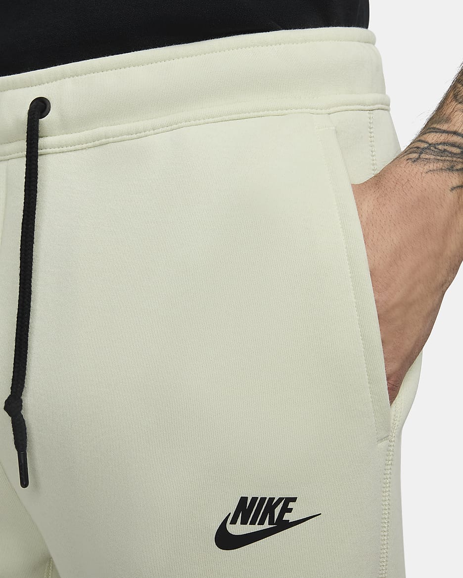 Calças desportivas Nike Sportswear Tech Fleece para homem - Sea Glass/Preto