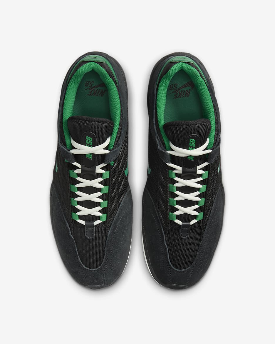 Nike SB Vertebrae Men's Shoes - Black/Black/Summit White/Malachite