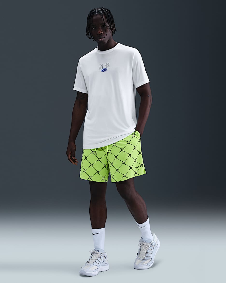 Nike Men's Dri-FIT 15cm (approx.) Basketball Shorts - Volt/Black/Black