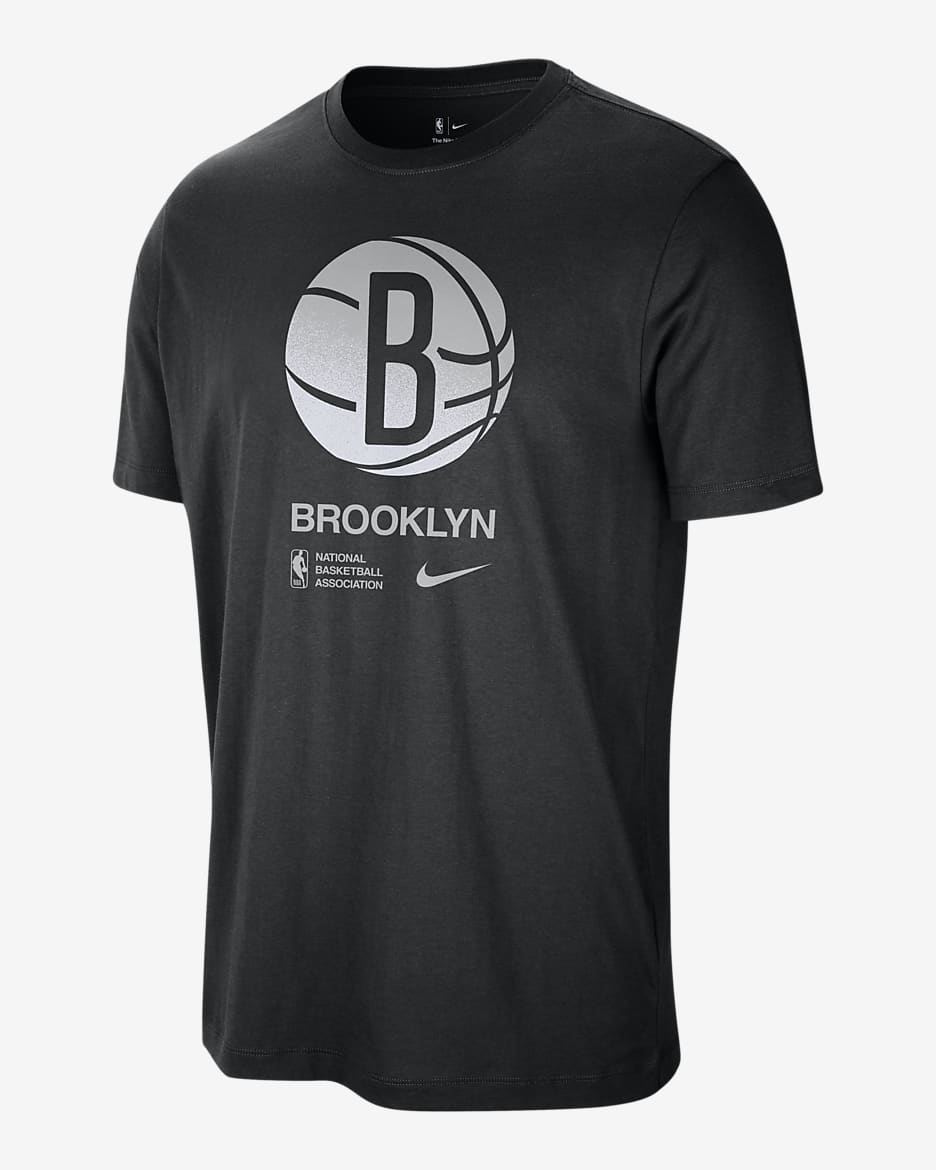 T-shirt Nike NBA Brooklyn Nets Courtside pour Homme - Noir