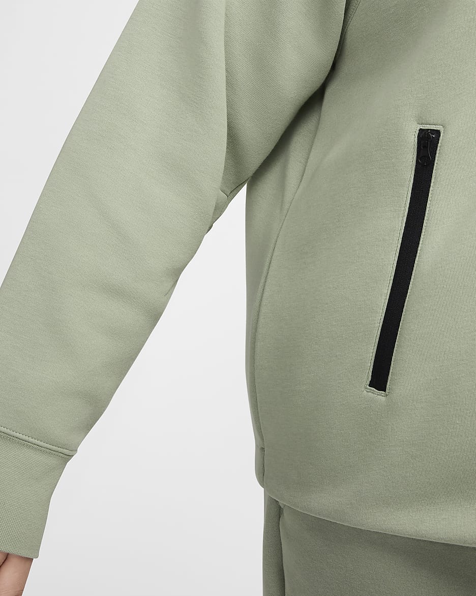 Nike Sportswear Tech Fleece Windrunner Women's Full-Zip Hoodie (Plus Size) - Jade Horizon/Black