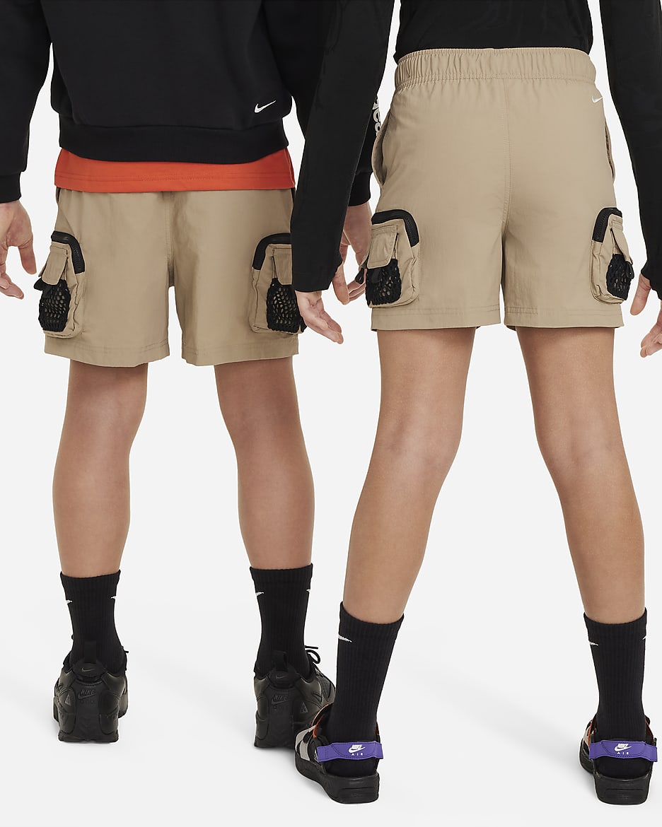 Nike ACG cargoshorts til store barn - Khaki/Khaki/Svart/Summit White