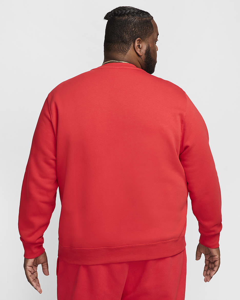 Sudadera con gráfico para hombre Nike Sportswear Club Fleece - Rojo universitario