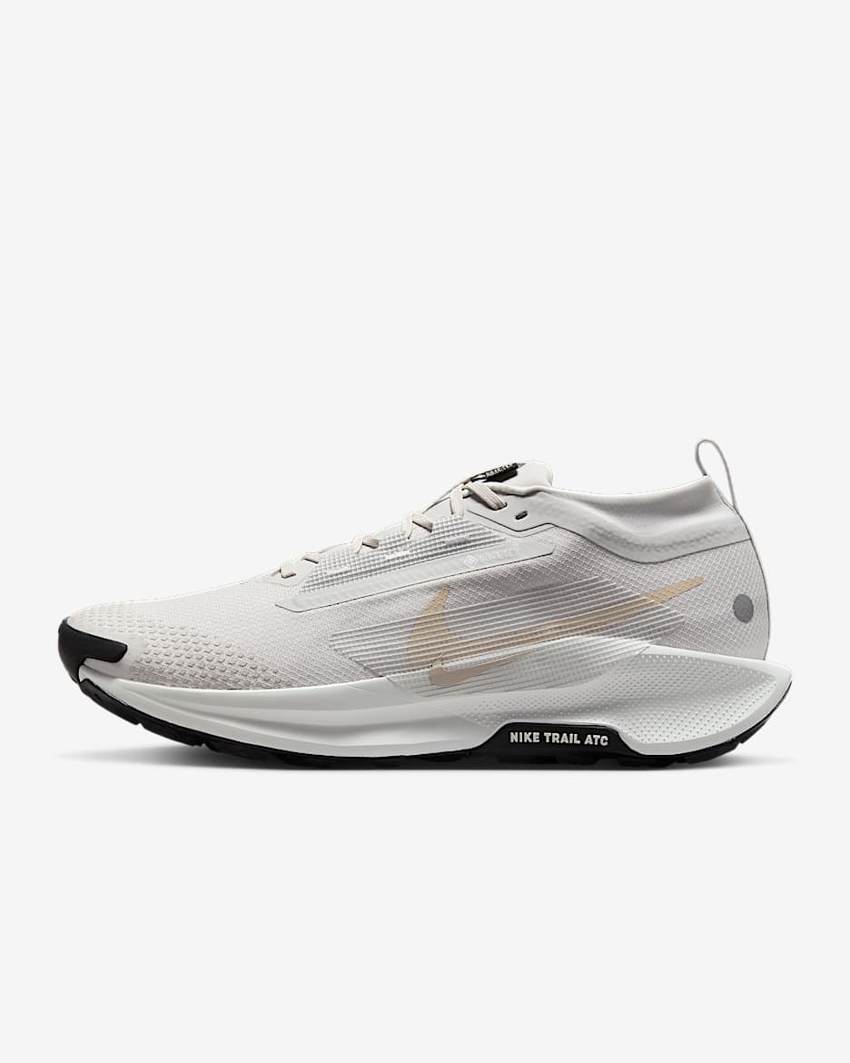 Nike Pegasus Trail 5 GORE-TEX Su Geçirmez Arazi Tipi Erkek Koşu Ayakkabısı - Vast Grey/Summit White/Siyah/Sanddrift
